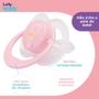 Imagem de Chupeta Lolly Baby Color Silicone Ortodôntico N2 Rosa