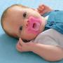 Imagem de Chupeta Mam Comfort Dupla Rosa 0-2 meses recem-nascido 100% silicone 