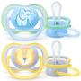 Chupeta Phillips Avent Ultra Air Menino Duo 0-6m - Philips Avent Imagem de Chupeta Phillips Avent Ultra Air Menino Duo 0-6m