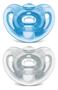 Imagem de Chupeta Sensitive Embalagem Dupla (0-6M) Azul E Neutra - Nuk
