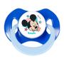 Imagem de Chupeta T2 Mickey Azul Menino C/ Capuz e Bico de Silicone Ortodôntico +6 Meses 1 unidade Disney