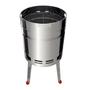 Imagem de Churrasqueira à Carvão Tramontina TCP 400 Aço Inox Balde Carvão Aço Esmaltado