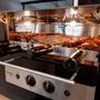 Imagem de Churrasqueira e Forno de Pizza de Embutir Parede Gás GLP  48 x 52 cm Aço Inox - Hope