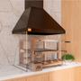 Imagem de Churrasqueira Gourmet Makeer 3 Dutos Giratorio C/curva 2285 P