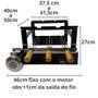 Imagem de Churrasqueira Grill Giratória 3 Espetos 127V