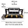 Imagem de Churrasqueira Grill Giratório 4 Espetos 127v Preta