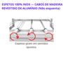 Imagem de Churrasqueira Grill Inox 4 Espetos 100% Inox Kit J4