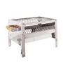 Imagem de Churrasqueira Inox de Bancada Portátil com Grelha Ideal para Camping e Apartamentos