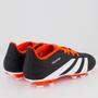 Imagem de Chuteira Adidas Predator 24 Club FxG Campo Preta e Laranja