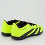 Imagem de Chuteira Adidas Predator 24 Club TF Society Juvenil Verde Limão e Preta