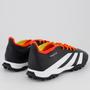 Imagem de Chuteira Adidas Predator League 24 Academy Low TF Society Preta e Vermelha