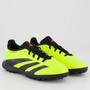 Imagem de Chuteira Adidas Predator League Academy Low TF Society Juvenil Verde e Preta