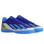 Imagem de Chuteira Adidas Society X Crazyfast Messi Club Azul Branca e Dourada - Masculina