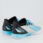 Imagem de Chuteira Adidas X Messi Crazyfast 23.3 IN Futsal Prata e Azul