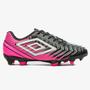 Imagem de Chuteira Campo Umbro Fifty V Unissex Preto Rosa