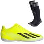 Imagem de Chuteira Futsal Adidas X Crazyfast Club + Meião Adidas Preto