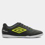 Imagem de Chuteira Futsal Umbro Neo Striker Unissex - Preto+Limão