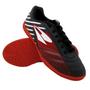 Imagem de Chuteira Indoor Quadra Dray Foorcy Futsal Macia E Confortável 317 Preto/Vermelho