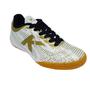 Imagem de Chuteira Kelme Sin Titan Futsal Infantil - Branco e Dourado