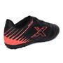 Imagem de Chuteira Society Oxn Agilis II Masculina - Preto e Coral