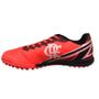 Imagem de Chuteira Society Oxn Dynamic 2 Flamengo Adulto - Coral/ Preto/ Branco