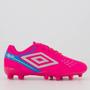 Imagem de Chuteira Umbro Adamant Campo Juvenil Rosa