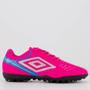 Imagem de Chuteira Umbro Adamant Society Juvenil Rosa e Azul