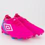 Imagem de Chuteira Umbro Adamant Top Speed Club Campo Rosa