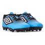 Imagem de Chuteira Umbro Campo Cannon Jr Azul Preto e Branco - Infantil 