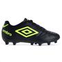 Imagem de Chuteira Umbro Campo Class 2.2 JR Preto e Verde limão - Infantil