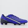 Imagem de Chuteira Umbro Chrome Campo Azul