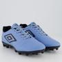 Imagem de Chuteira Umbro Class Campo Azul e Preta