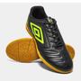 Imagem de Chuteira Umbro Class Futsal Masculino Preto Limao