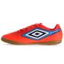 Imagem de Chuteira Umbro Futsal Cannon Coral Vermelho e Azul - Masculina