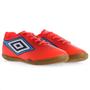 Imagem de Chuteira Umbro Futsal Cannon Coral Vermelho e Azul - Masculina