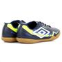 Imagem de Chuteira Umbro Futsal Prisma JR Marinho e Amarelo - Infantil