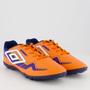 Imagem de Chuteira Umbro Prisma + Society Laranja