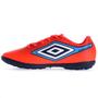 Imagem de Chuteira Umbro Society Cannon Coral Vermelho e Azul - Masculina