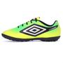 Imagem de Chuteira Umbro Society Cannon Verde Preto e Prata - Masculina