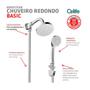 Imagem de Chuveiro Com Desviador e Ducha Manual Basic Cromado Celite 120mm