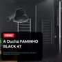 Imagem de Chuveiro Elétrico Ducha Fame Preto Braço Cano 4t 220v 6800w