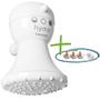 Imagem de Chuveiro Hydra SS 3T 5200W 220V Kit Conector Wago e Fita Veda Rosca Instalação Ducha 3 Temperaturas Duchinha