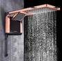Imagem de Chuveiro Lorenzetti Acqua Duo 7800w 220v Black/rose Gold