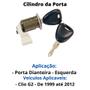 Imagem de Cilindro Porta Motorista Clio Lado Esquerdo 99 A 12 Com Chave