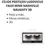 Imagem de Cílios Postiços 3d Ludovicus Faux Mink Nashville Naughty 