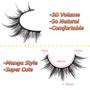 Imagem de Cílios postiços EYDEVRO Manga Lashes Natural Look 7 pares