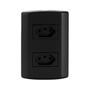 Imagem de Cinco Conjuntos com 2 Tomadas 2p+t 20a 250v, Modular, com Placa 4x2 e Suporte