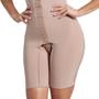 Imagem de Cinta body Modelador  pós cirúrgico compressão macaquinho com perna Esbelt - Chocolate - P