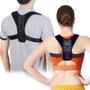 Imagem de Cinta Colete Para Postura Lombar Energ Costas Corretor Protetor Colete Postural Neoprene Feminina