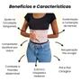 Imagem de Cinta Faixa Torácica Costela Abdominal Elástica Ortopédica